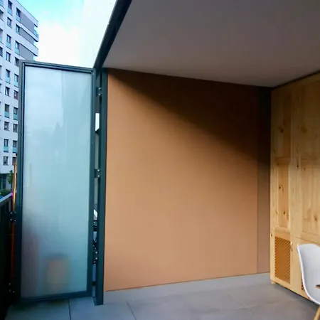 公寓 Luxury & Stylish In Wola Warsaw, Balcony