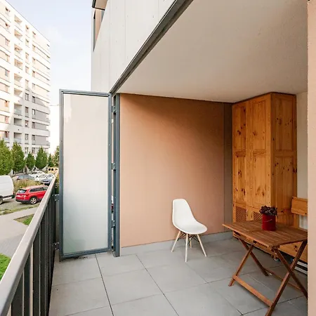Lejlighed Luxury & Stylish In Wola Warsaw, Balcony Warszawa