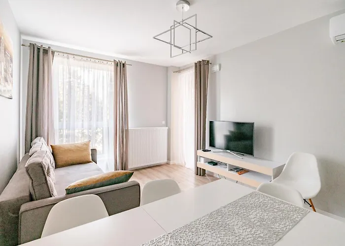 Apartman Luxury & Stylish In Wola Warsaw, Balcony