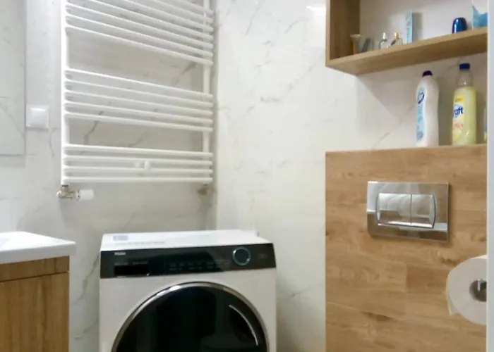 Apartman Luxury & Stylish In Wola Warsaw, Balcony Varsó